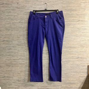 LEE PLATINUM LABEL JEANS - SKINNY JEANS - Size 16 SHORT - Dark Royal Blue